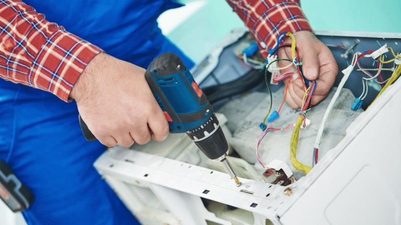 Keçiören Arçelik Arçelik çamaşır makinesi kart tamiri – Su almama arızası orijinal parça ile giderildi. - Teknik servis örneği