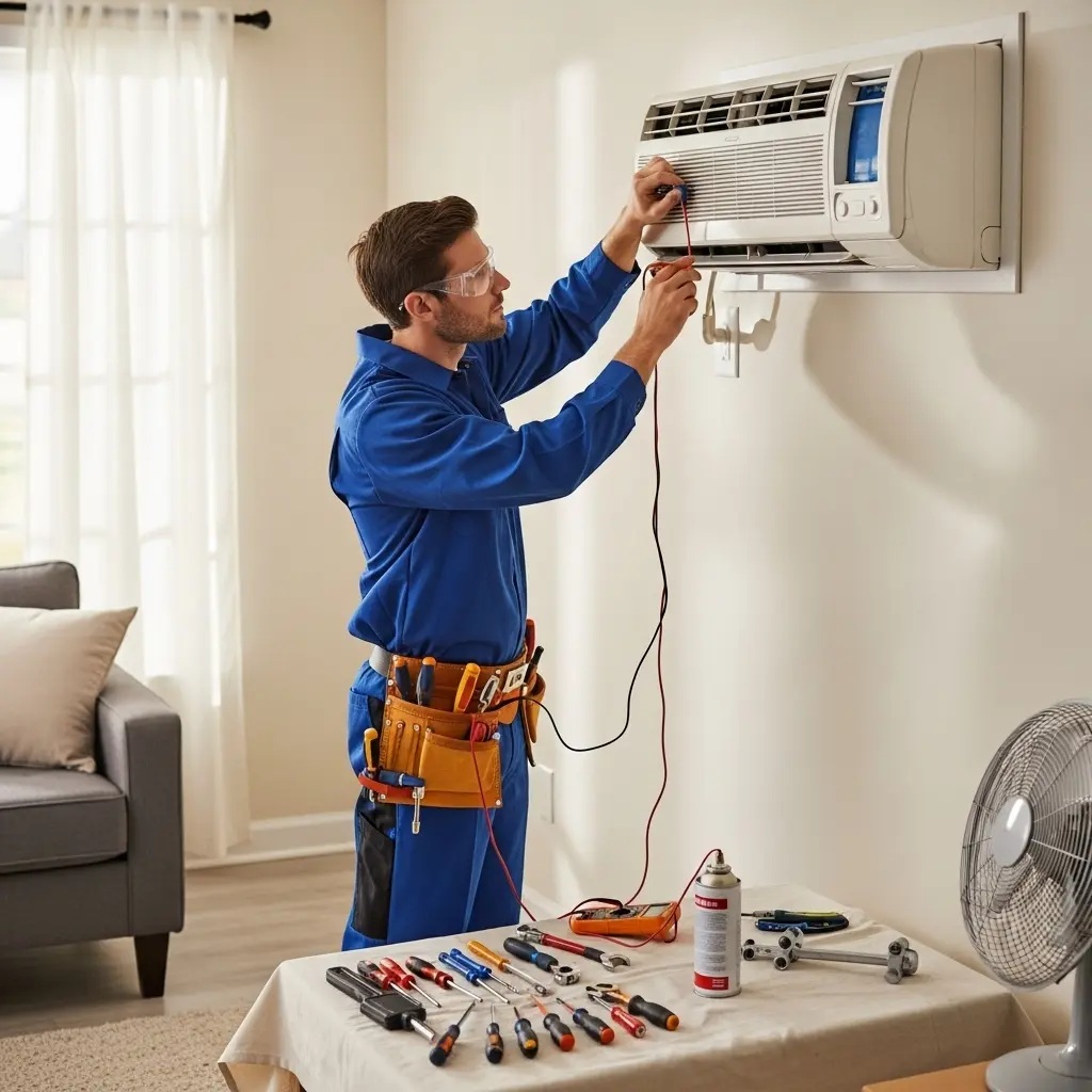 Keçiören Arçelik Arçelik klima gaz dolumu ve bakım – Enerji verimliliği artırıldı. - Teknik servis örneği